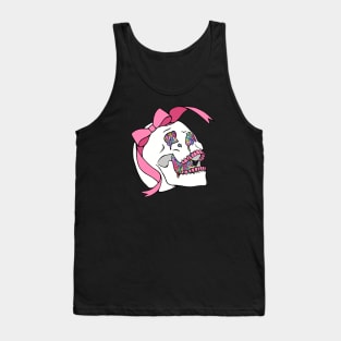 Pink Skull Tank Top